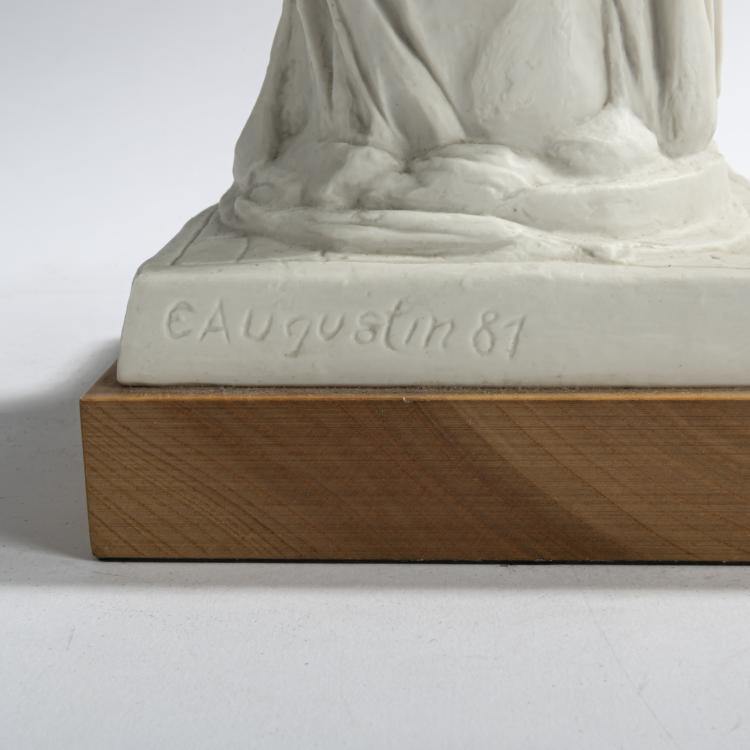 Bild 5 zu Objekt, 'Stehende Gewandfigur', 1981, Edgar Augustin, Goebel Galerie, R&ouml;dental, 157C 604