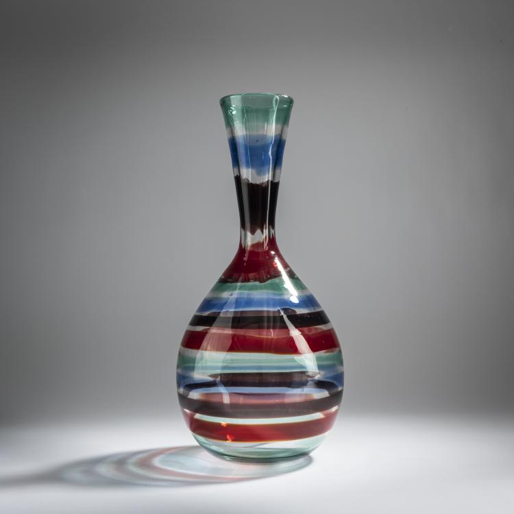 Hauptbild zu Objekt, 'A fasce di colore' vase, c. 1953, Fulvio Bianconi, Venini & C., Murano, 155C 781