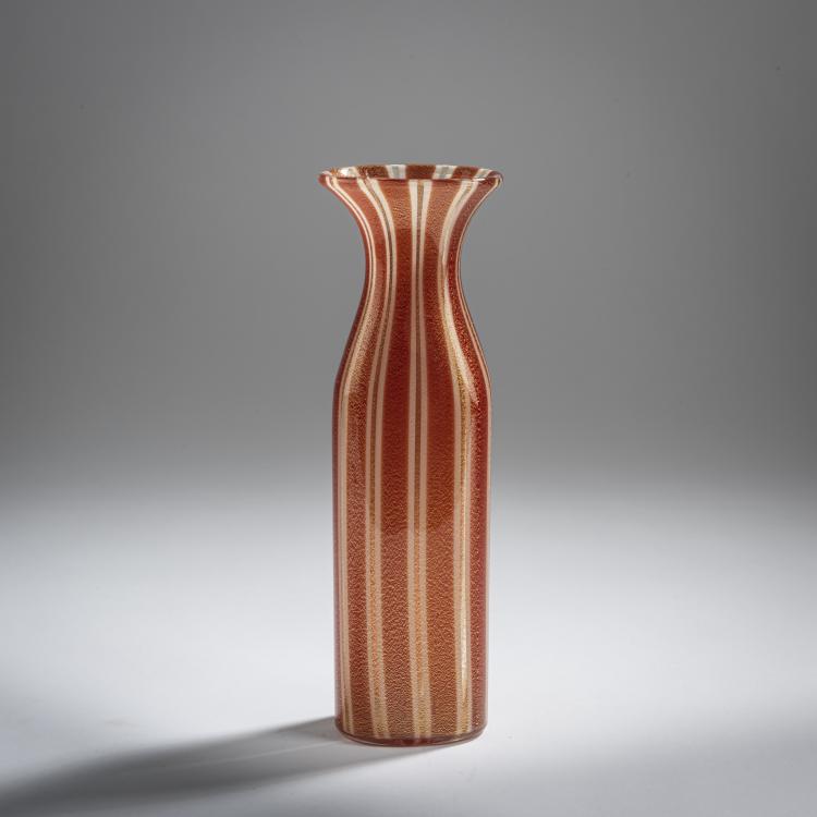 Bild 1 zu Objekt, 'A canne' vase, c. 1952, Flavio Poli, Seguso Vetri d'Arte, Murano, 155C 864