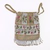 Cut steel pouch with rose motif, c. 1920