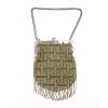 Cut steel handbag with geometric pattern, c. 1920