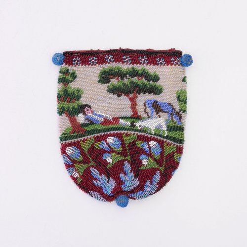 Pouch with a shepherd and grazing cattle, 2nd half of the 19th century