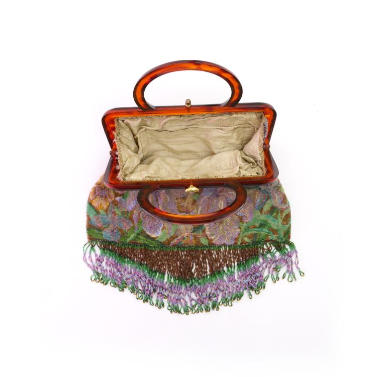 Bild 1 zu Objekt, Bag with flowers, c. 1920, 159D 885
