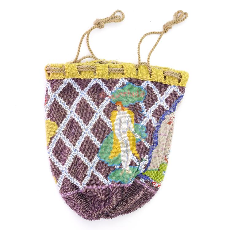 Bild 2 zu Objekt, Perlbeutel 'Adam und Eva', 1910/20er Jahre, 157F 1270