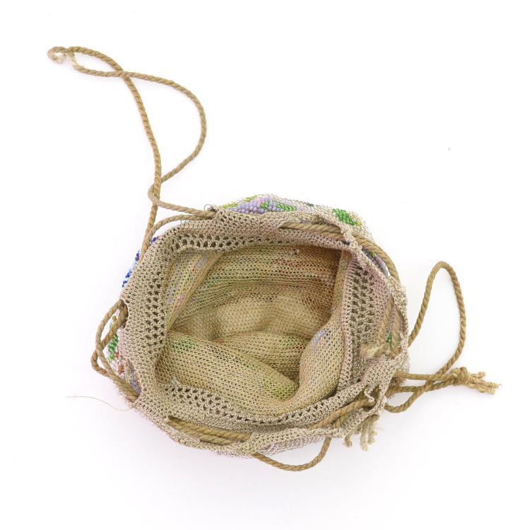 Bild 1 zu Objekt, Pouch with floral border, 2nd half of the 19th century, 159D 776