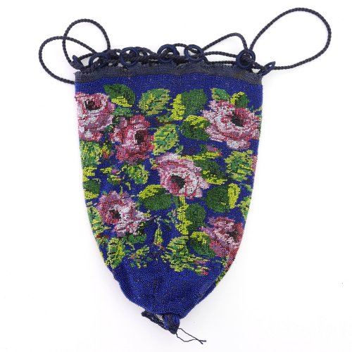 Pouch with roses, 2nd half of the 19th century