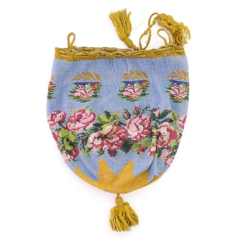 Pouch with rose border, 2nd half of the 19th century