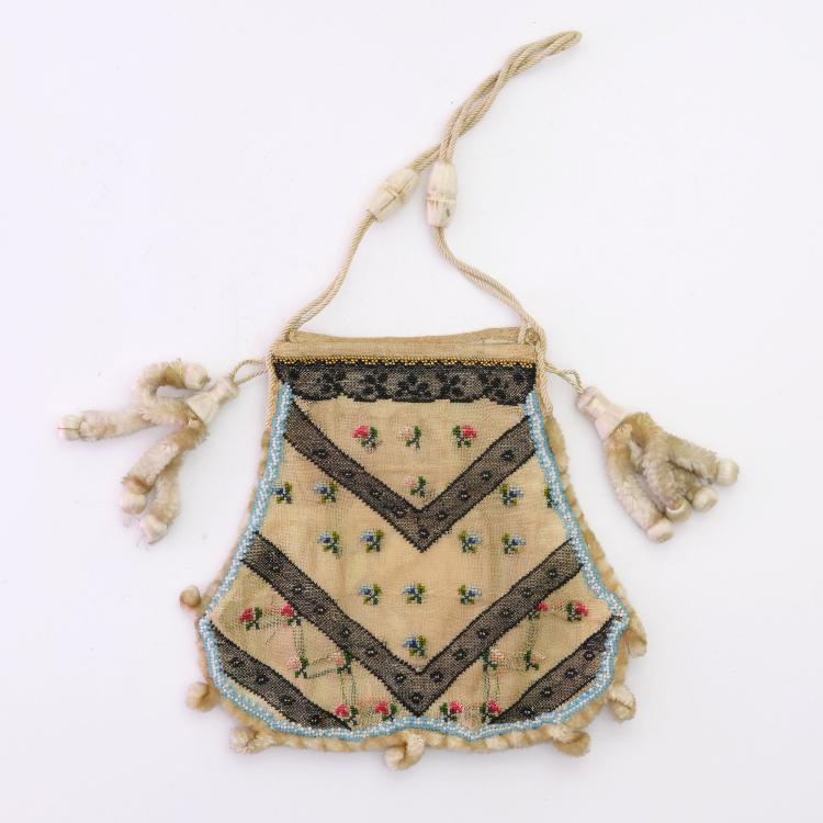 Bild 1 zu Objekt, Bag with flowers, 2nd half of the 19th century, 159D 769