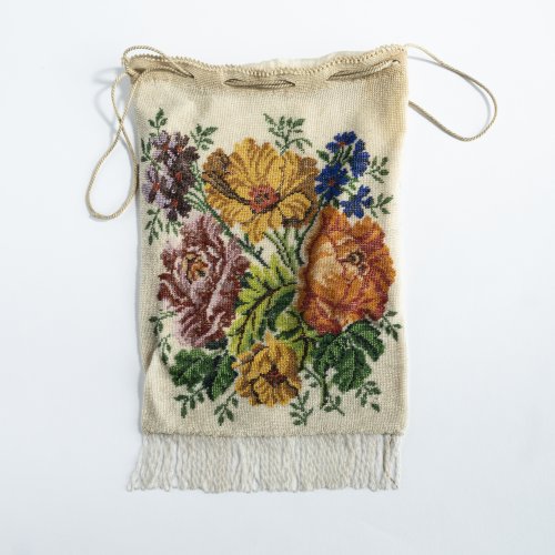 Pouch with flowers, c. 1920