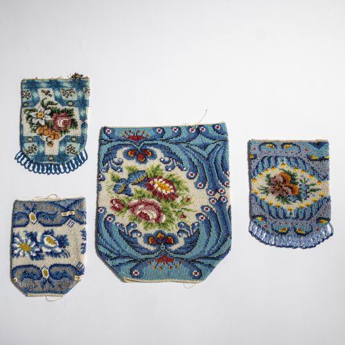 Four plates for bags, c. 1900