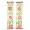 Arm warmers with floral motif, 19th century