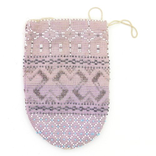 Pouch with graphic pattern, c. 1900