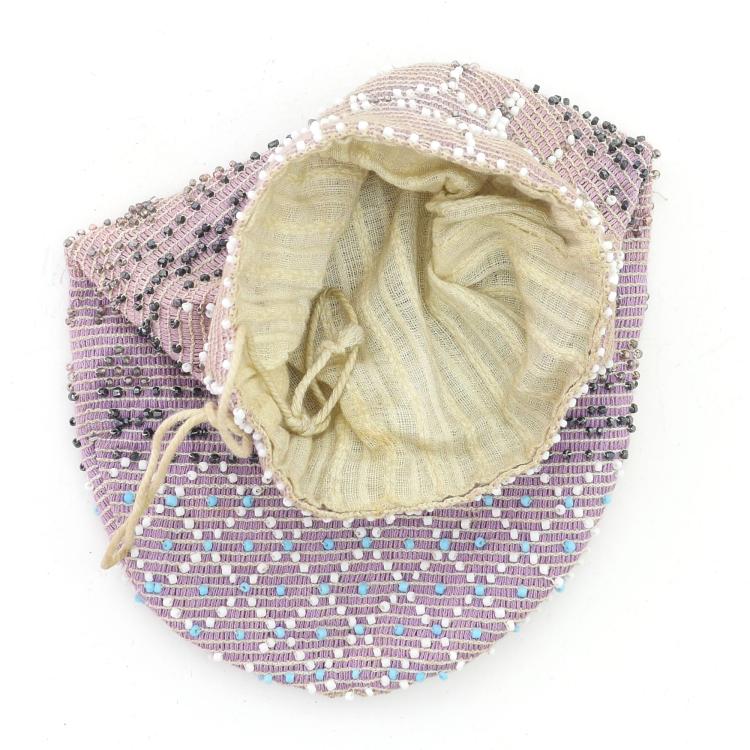 Bild 1 zu Objekt, Pouch with graphic pattern, c. 1900, 159D 833