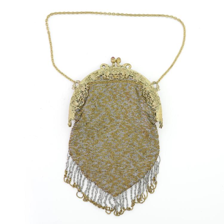Bild 1 zu Objekt, Stahlperlen-Handtasche, 1910-20er Jahre, 157F 1267
