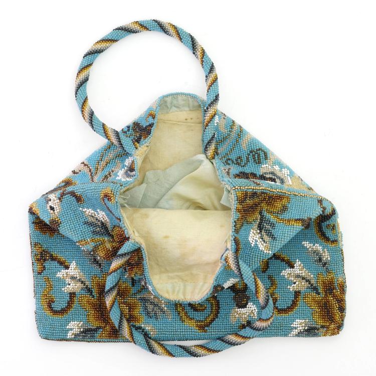 Bild 2 zu Objekt, Handbag with a floral pattern, 2nd half of the 19th century, 159D 749