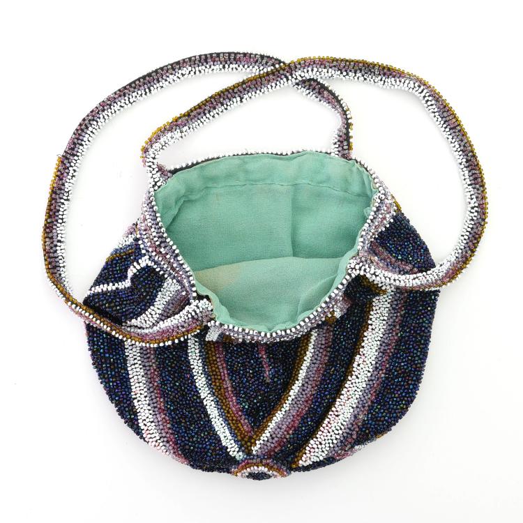 Bild 1 zu Objekt, Handtasche mit Streifen, um 1920, 159D 895