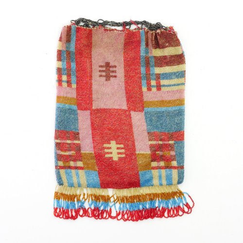 Art Deco bag with geometric shapes, c. 1920