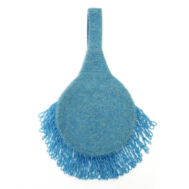 Hauptbild zu Objekt, Monochrome Handgelenktasche, um 1920, 157F 1340