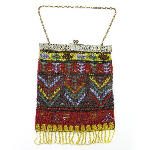 Art Deco bag with carpet motif, c. 1920