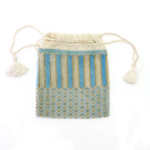 Pouch with geometric shapes, c. 1920