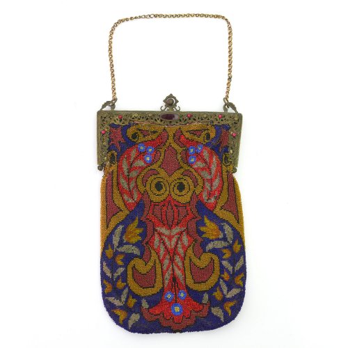 Bag with carpet pattern, c. 1910