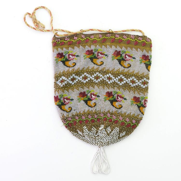 Hauptbild zu Objekt, Pouch with cornucopia, 2nd half of the 19th century, 159D 779