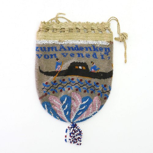 Souvenir pouch 'Zum Andenken von Venedig', c. 1900