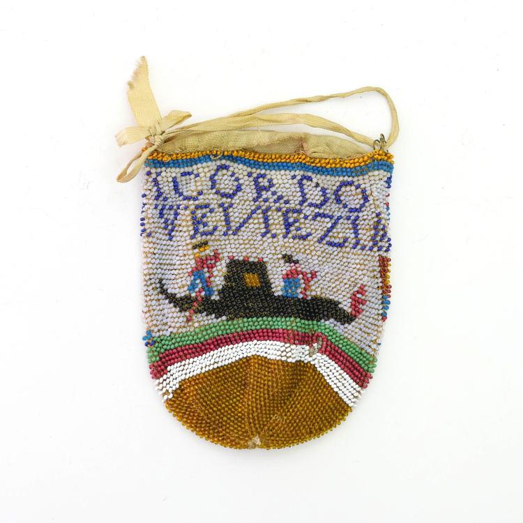 Hauptbild zu Objekt, Souvenirbeutel 'Ricordo di Venezia', um 1900, 157F 1247