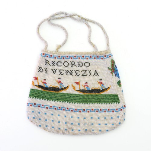 Souvenir pouch 'Ricordo di Venezia', um 1900