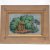 Beaded painting with chapel, 19th century