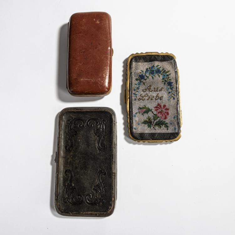 Bild 1 zu Objekt, Drei Etuis, 19. Jh., 157F 1478
