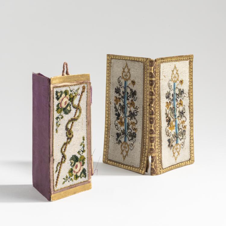 Hauptbild zu Objekt, Zwei Notizb&uuml;cher, 19. Jh., 159D 992
