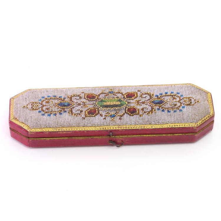 Hauptbild zu Objekt, Glasses case, 19th century, 159D 982