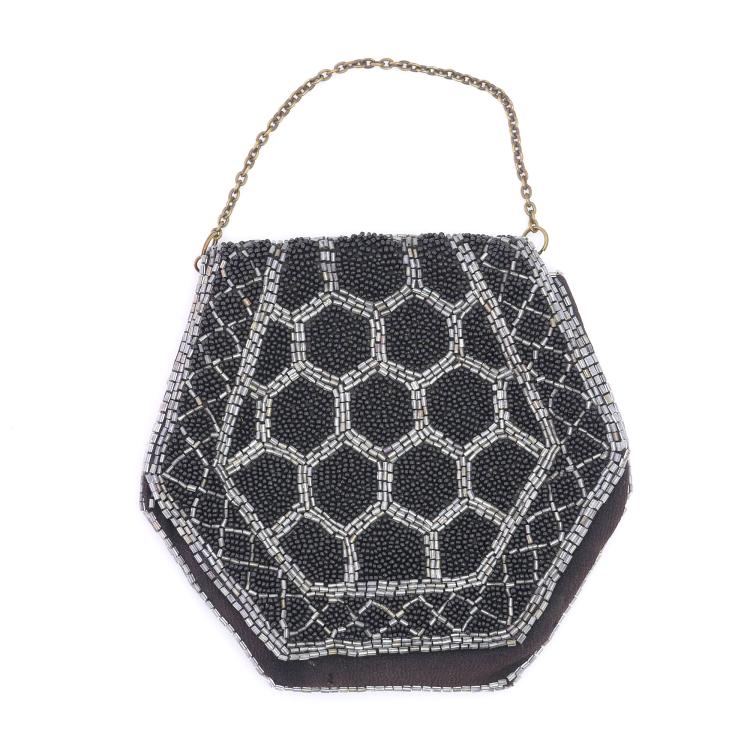 Hauptbild zu Objekt, Hexagonal evening bag, 20th century, 159D 922