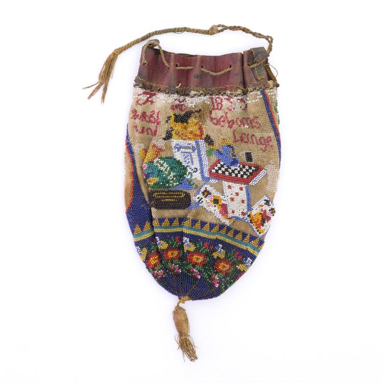 Bild 1 zu Objekt, Tobacco pouch 'wohl bekoms und lange 1833', 1833, 157F 1141