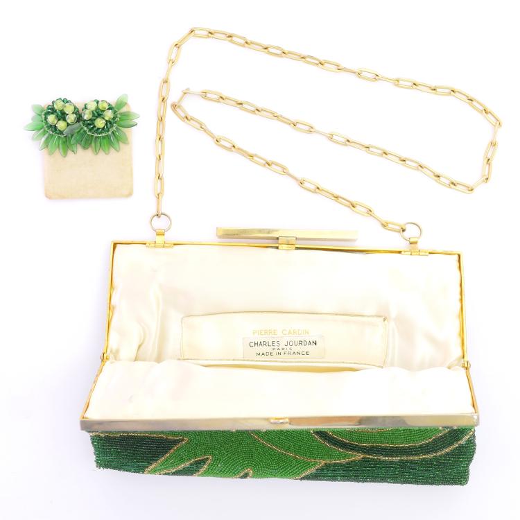 Bild 2 zu Objekt, Abendtasche mit Bl&uuml;te, 1960er Jahre, 157F 1387