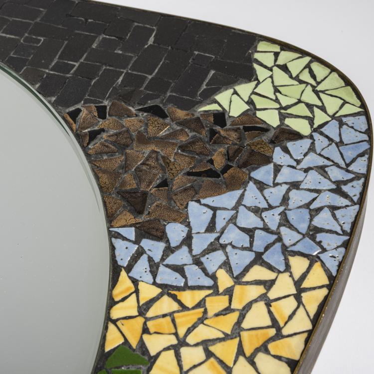 Bild 1 zu Objekt, Wall mirror, 1950s, Italien, 155A 73
