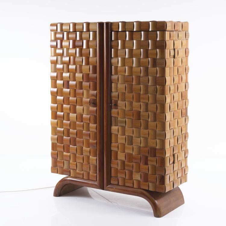 Hauptbild zu Objekt, Drinks cabinet, 1940s, Paolo Buffa (attributed), Italien, 155A 12