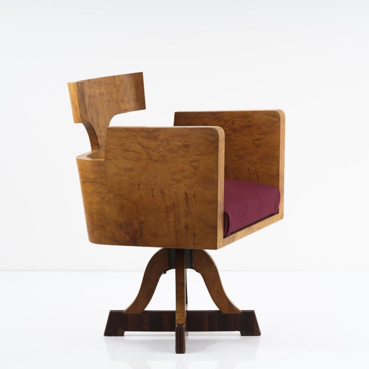 Hauptbild zu Objekt, Desk chair, c. 1930, Italien, 155A 2