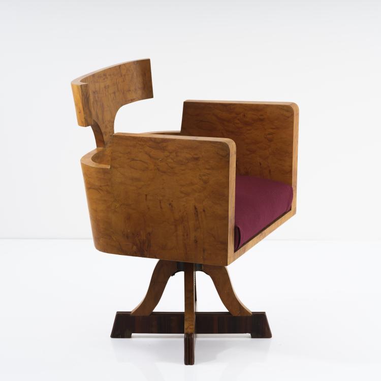 Bild 2 zu Objekt, Desk chair, c. 1930, Italien, 155A 2