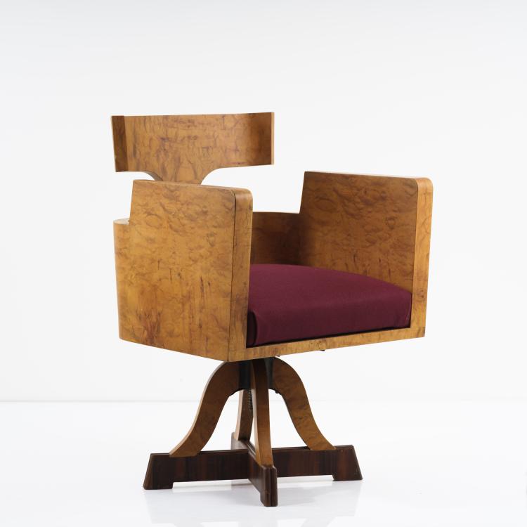 Bild 7 zu Objekt, Desk chair, c. 1930, Italien, 155A 2