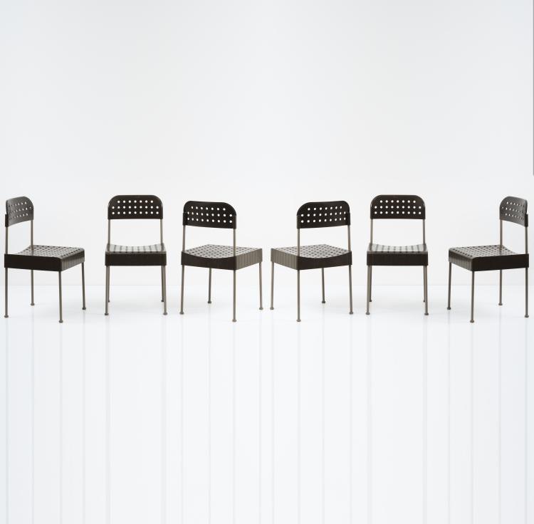 Bild 1 zu Objekt, Six 'Box' chairs, 1971, Enzo Mari, Anonima Castelli, Bologna, 155A 167