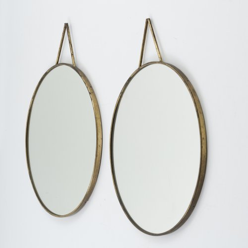 Two wall mirrors, c. 1960