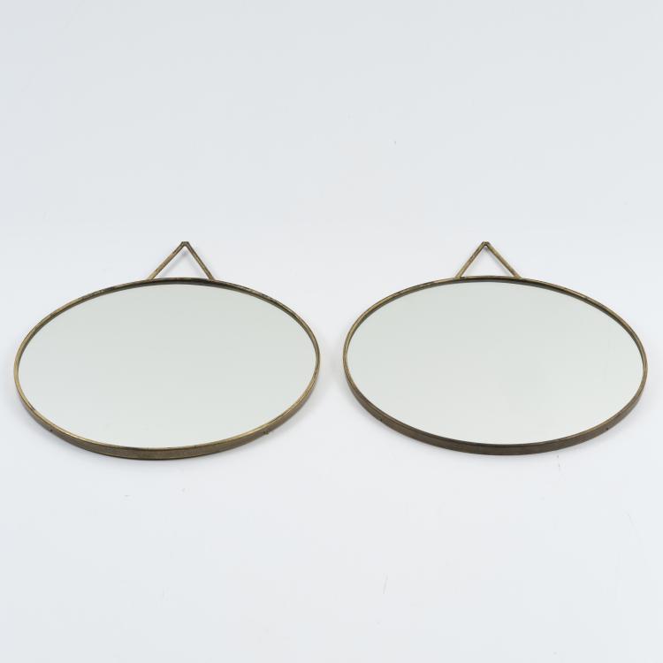 Bild 1 zu Objekt, Two wall mirrors, c. 1960, Italien, 155A 114