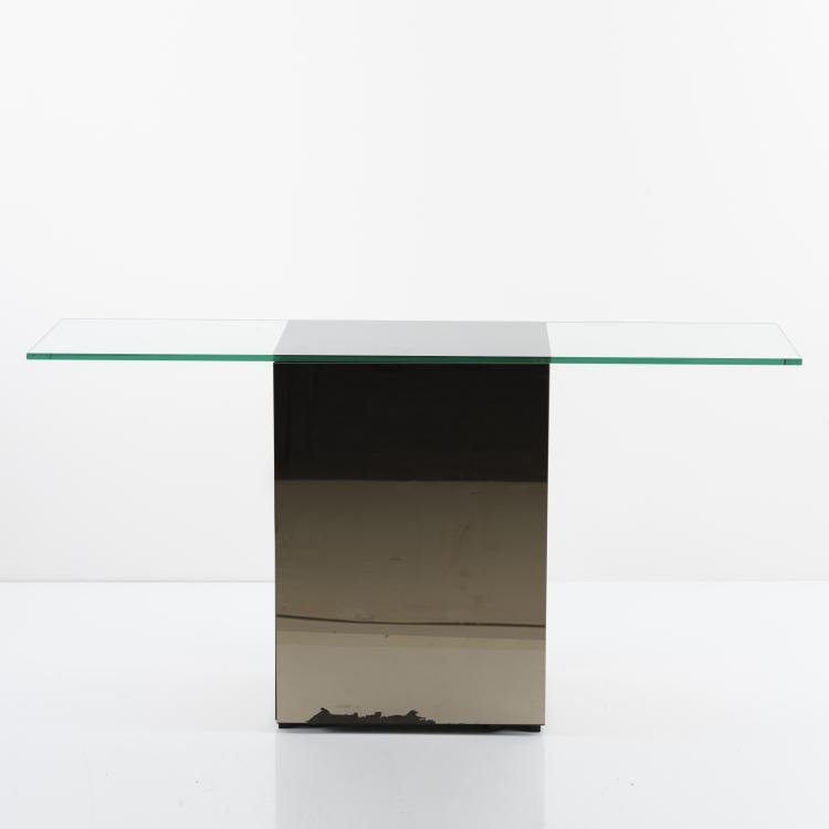 Bild 2 zu Objekt, 'Blok' console table, 1971, Nanda Vigo, Acerbis International, Bergamo, 155A 165