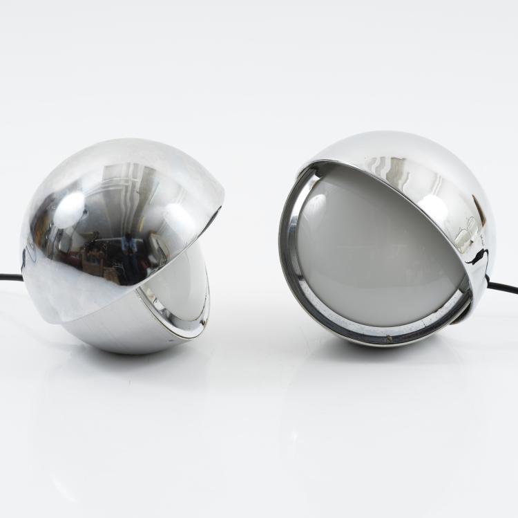 Bild 1 zu Objekt, Two table lights, c. 1965, Lamperti, Robbiate, 155A 136