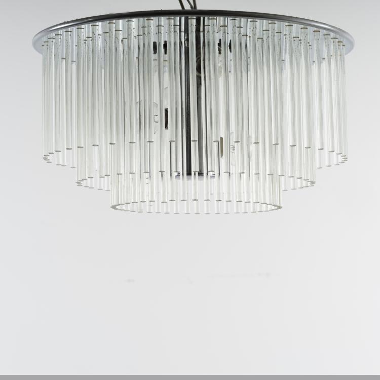 Hauptbild zu Objekt, Ceiling light, 1970s, Gaetano Sciolari (attributed), Sciolari, Rom, 155A 204