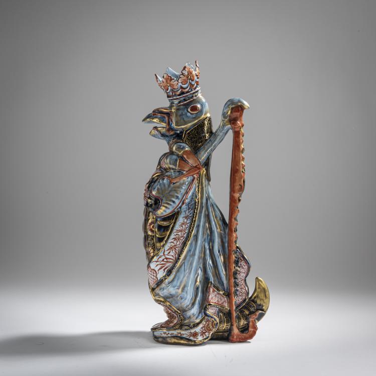 Bild 4 zu Objekt, 'Sauterelle' pitcher, c. 1882-84, Emile Gall&eacute;, Gall&eacute;, &Eacute;mile, Nancy, 156C 598