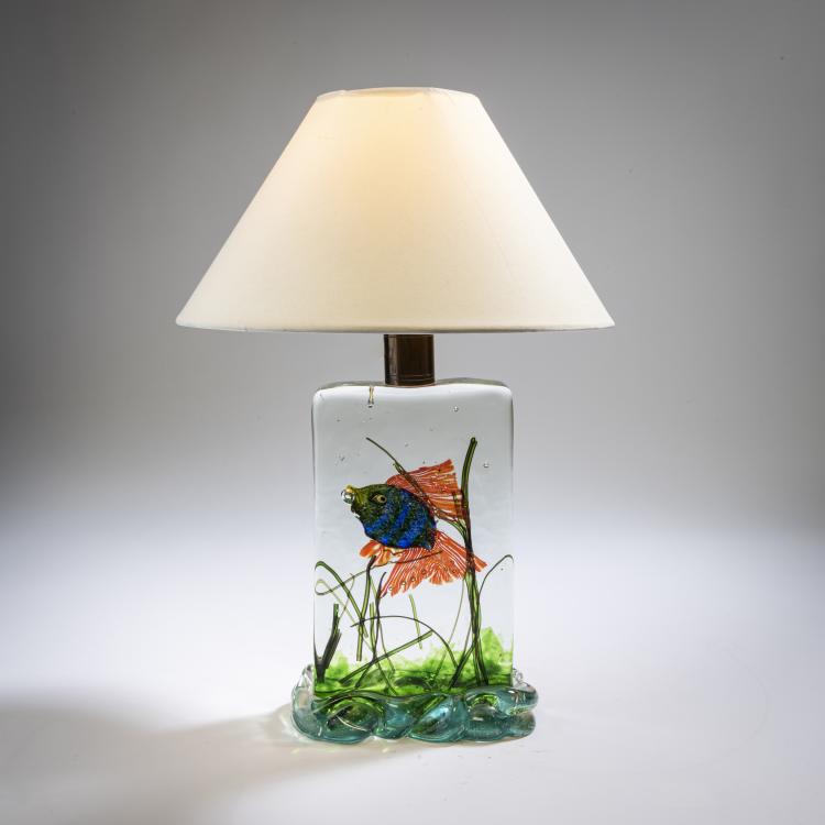 Bild 2 zu Objekt, Aquarium as a lamp base, c. 1960, Cenedese, Gino, Murano, 155C 937