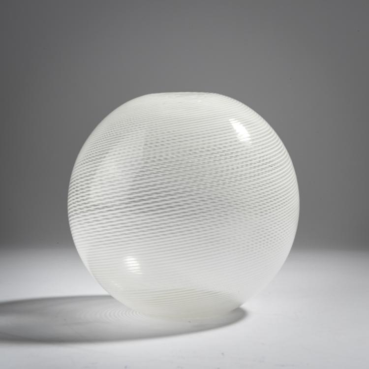 Bild 1 zu Objekt, 'Mezza filigrana' vase, 1989, Venini & C., Murano, 155C 802